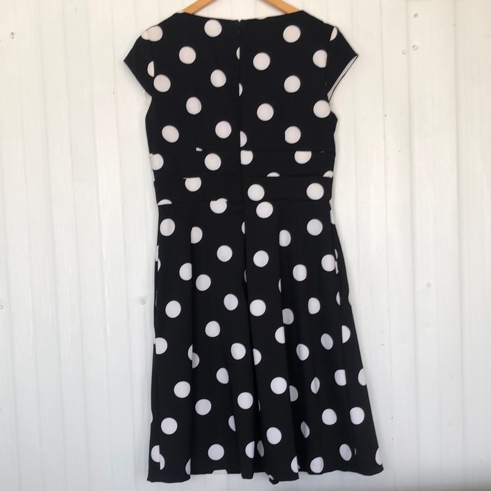Sandra Darren Polka Dot Dress
